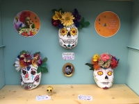 Sugar Skull Maske a la Frida Kahlo